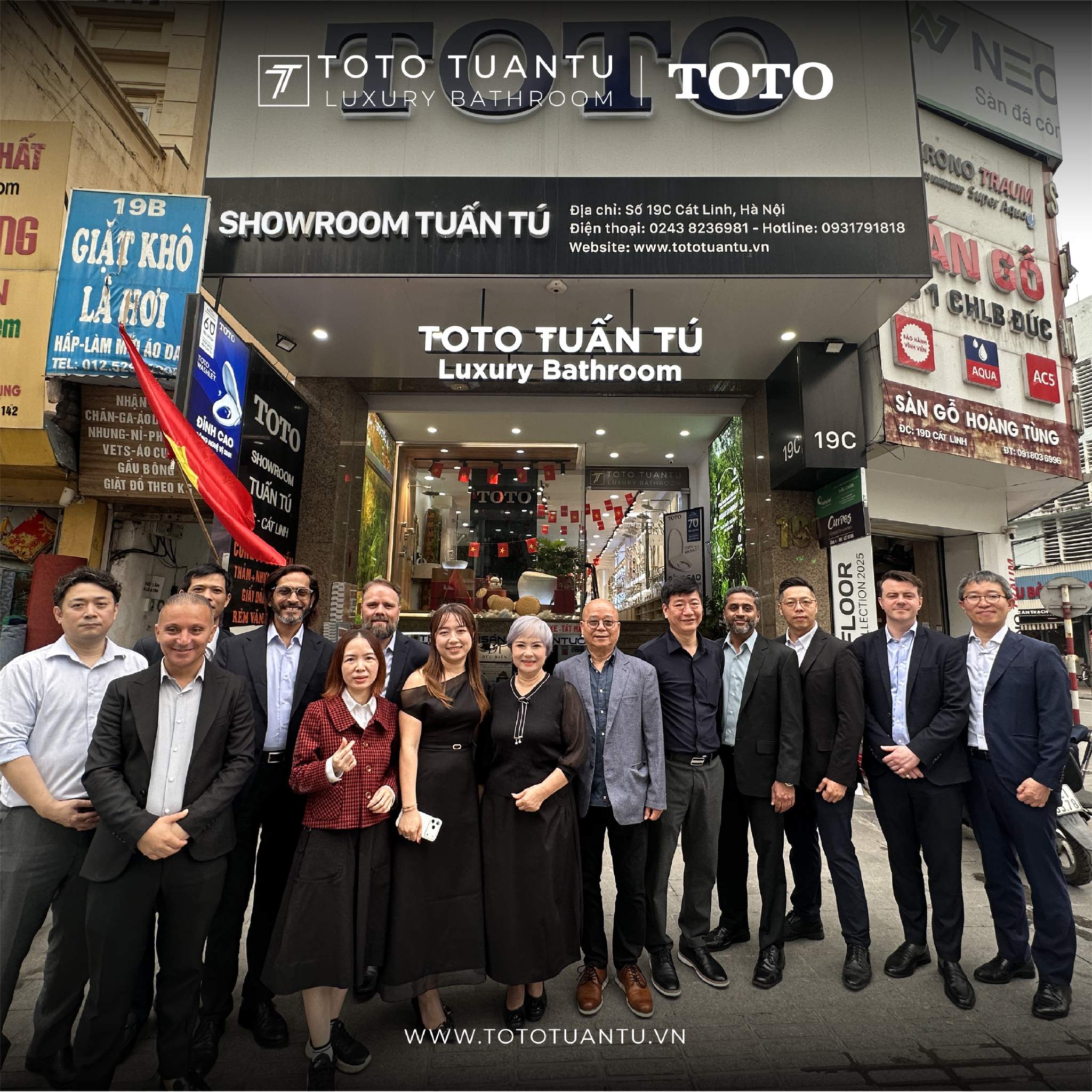 ĐOÀN NHÂN VIÊN TOTO QUỐC TẾ THAM QUAN & LÀM VIỆC TẠI VIỆT NAM