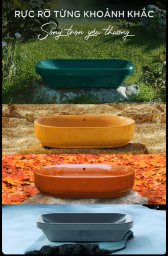 GIỚI THIỆU BỘ SƯU TẬP CHẬU 4 MÙA TOTO THẬT CUỐN HÚT