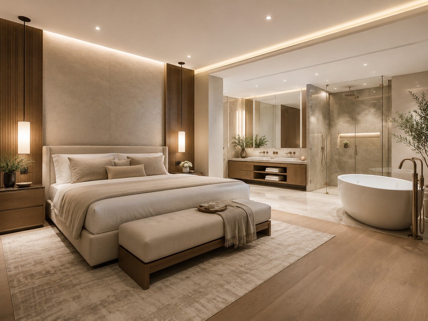 50+ mẫu thiết kế nhà vệ sinh trong phòng ngủ đẹp và hiện đại nhất