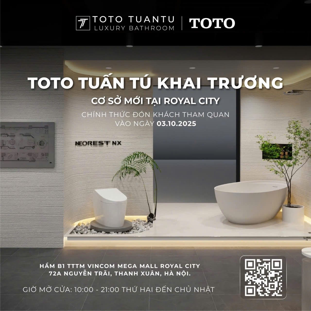 𝐓𝐎𝐓𝐎 TUẤN TÚ CHÍNH THỨC KHAI TRƯƠNG  CƠ SỞ MỚI TẠI ROYAL CITY