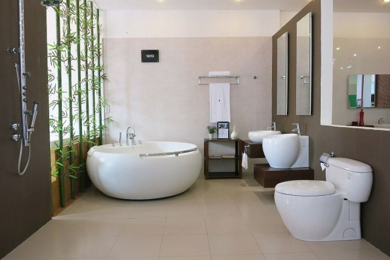 Bộ thiết bị vệ sinh TOTO đồng bộ cho phòng tắm sang trọng