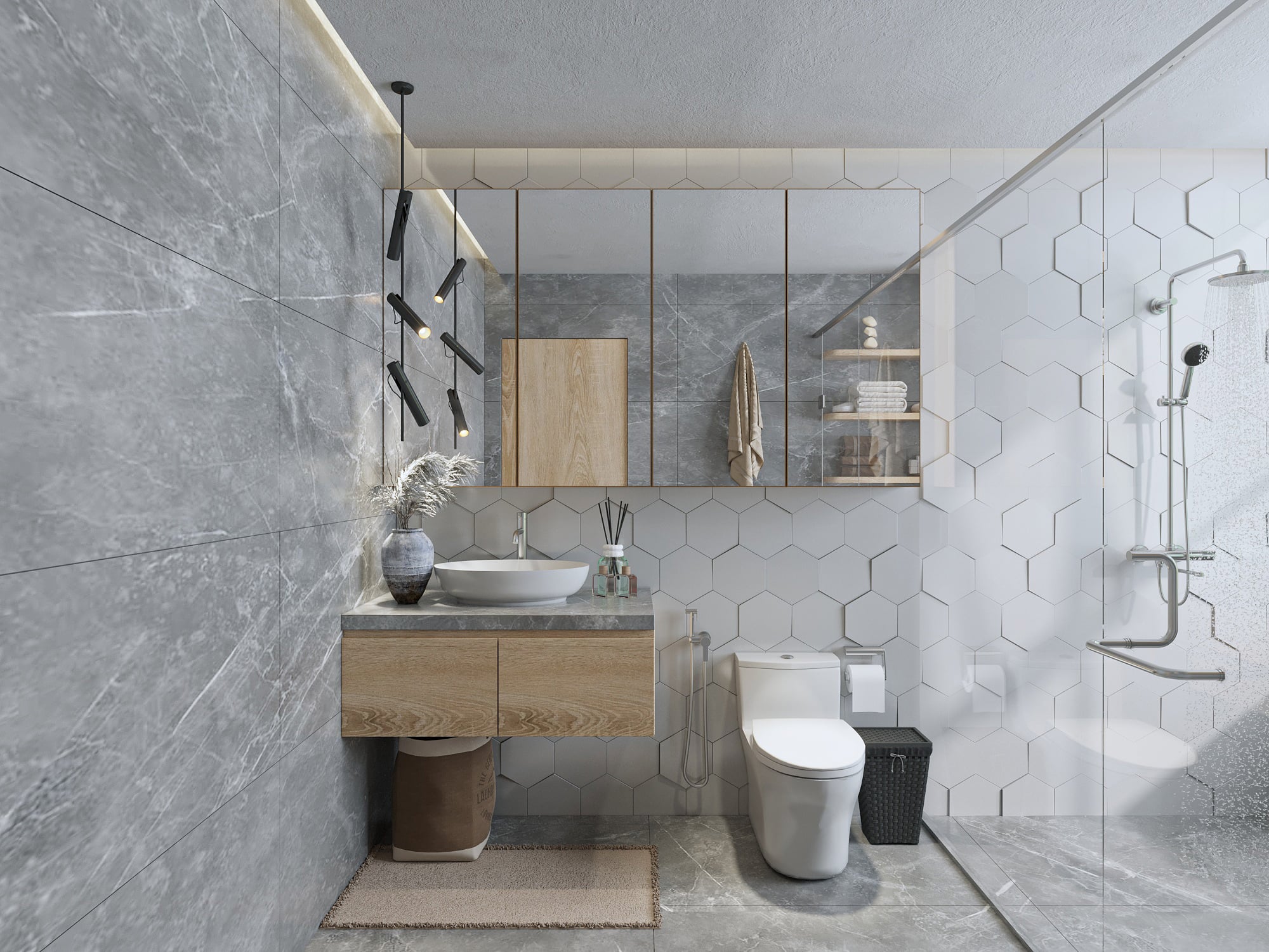 Phòng tắm phong cách Minimal | TOTO Tuấn Tú