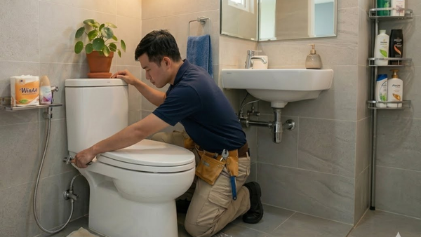 ồn cầu mini nhỏ gọn, dễ lắp đặt và vệ sinh nhanh chóng