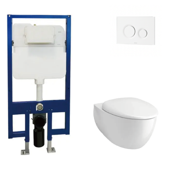 Bồn cầu treo tường TOTO CW812RA TC811SJ WH172A MB174P#WH