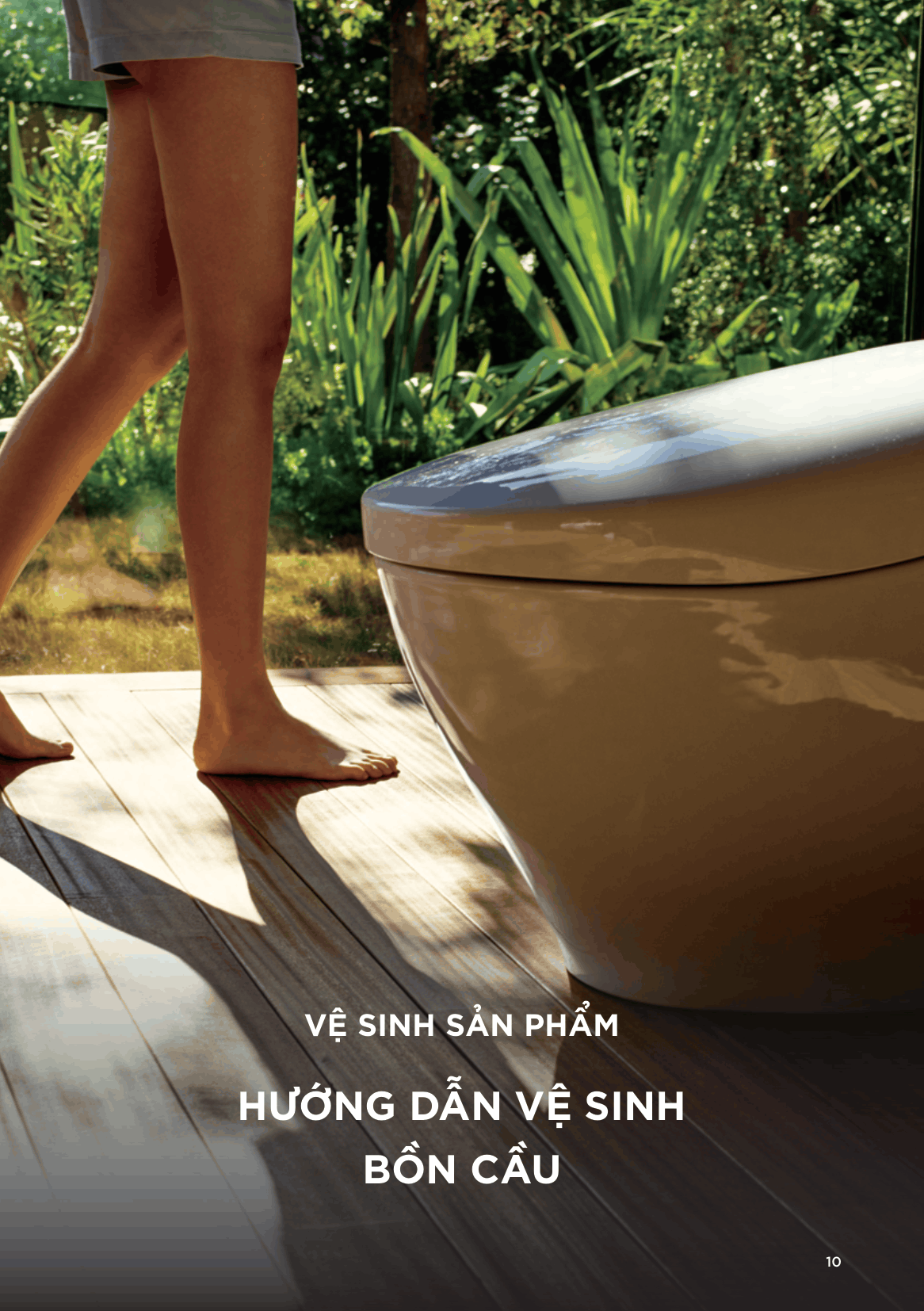 Hướng dẫn vệ sinh bồn cầu TOTO