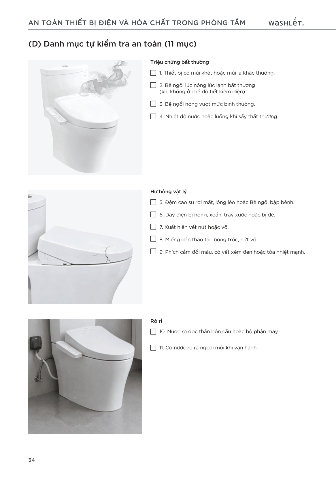 Danh mục tự kiểm tra an toàn