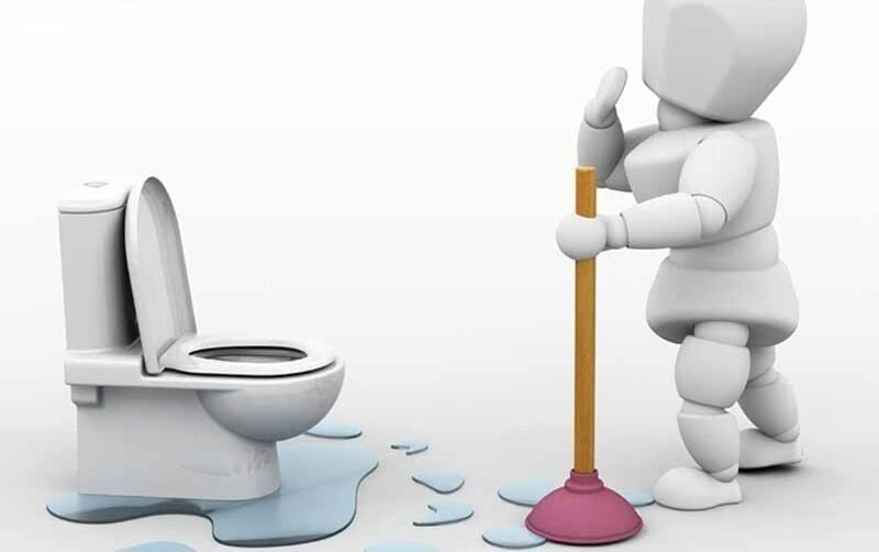 Tình trạng lệch tâm bồn cầu có thể gây ra hiện tượng rò rỉ nước thải và làm giảm áp lực dòng xả
