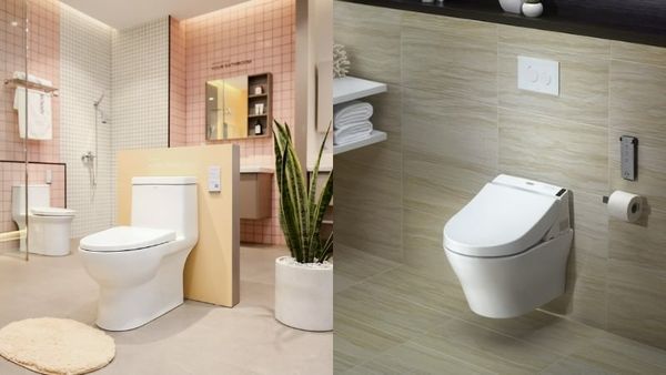So sánh bồn cầu treo tường và bồn cầu đặt sàn