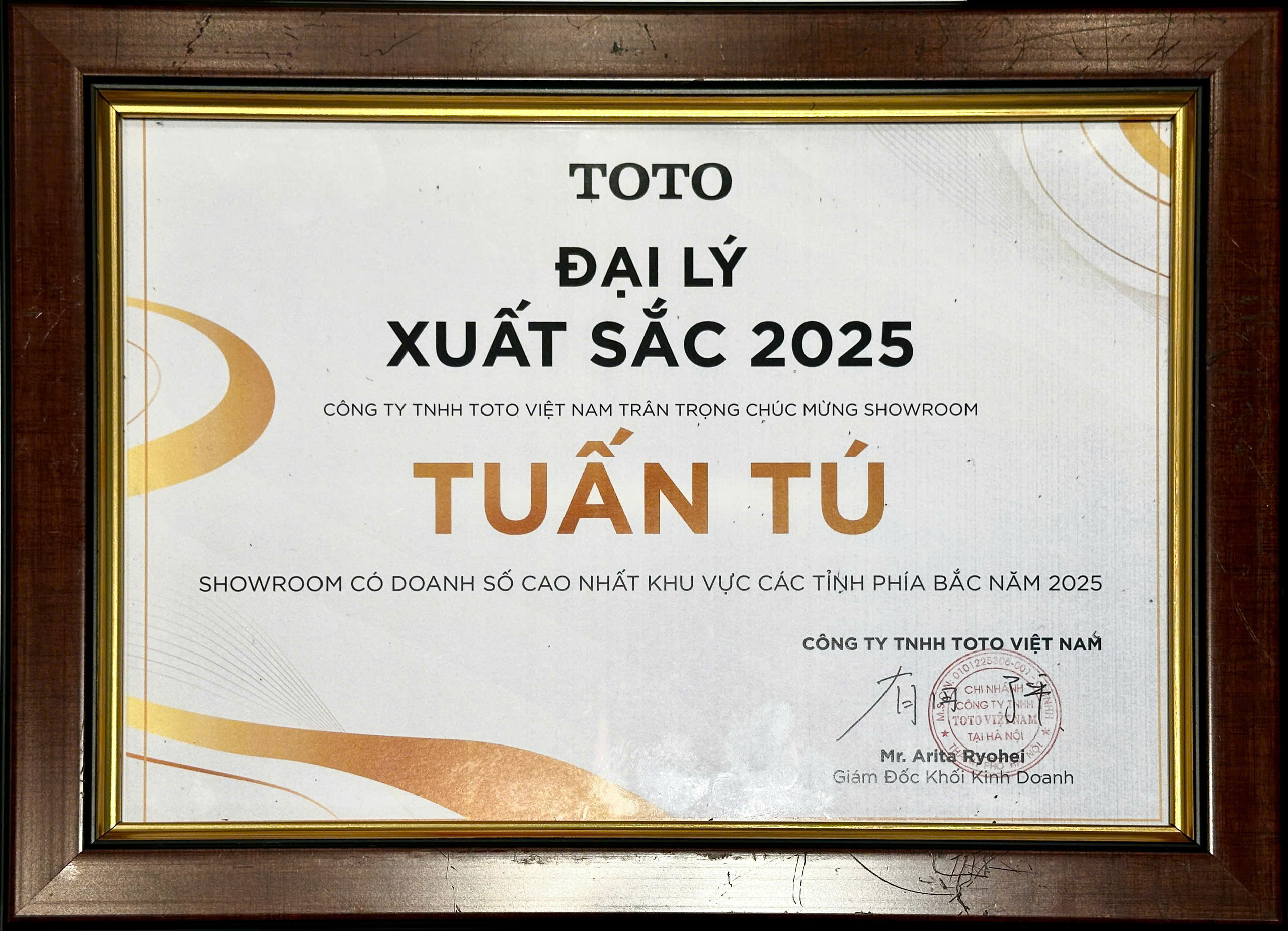 Showroom có doanh số cao nhất khu vực các tỉnh phía Bắc năm 2025