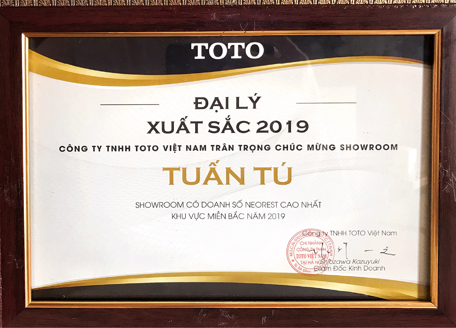 Đại lý có doanh số NEOREST cao nhất khu vực các tỉnh phía Bắc năm 2019