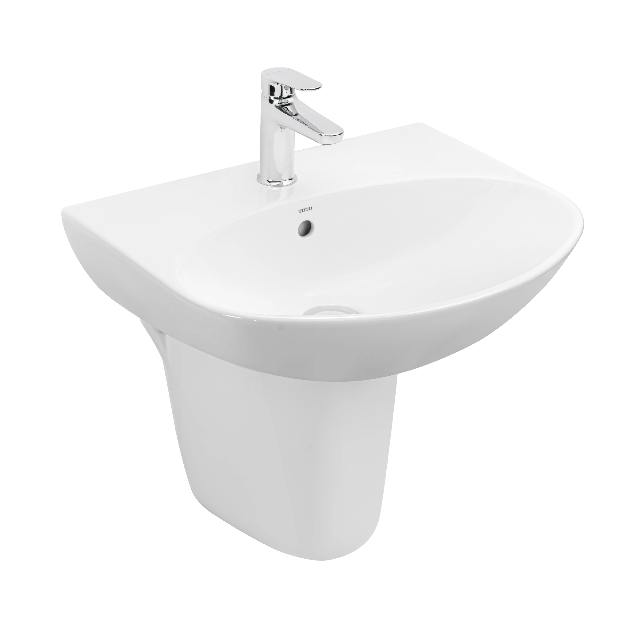 Chậu rửa mặt TOTO LHT333C#XW treo tường chân lửng
