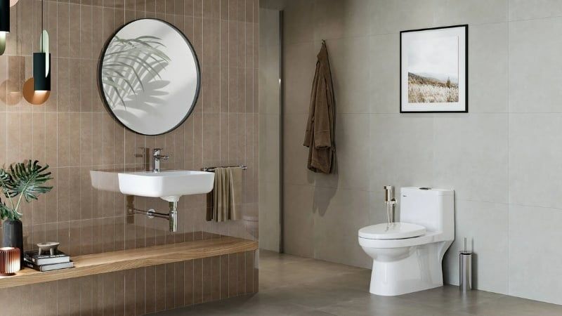 Bồn cầu hiện đại tối giản, tiết kiệm nước, vệ sinh tối ưu