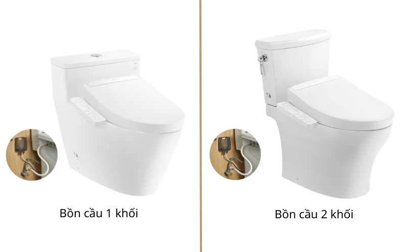 Việc nên mua bồn cầu 1 khối hay 2 khối phụ thuộc vào nhu cầu và ngân sách của mỗi gia đình