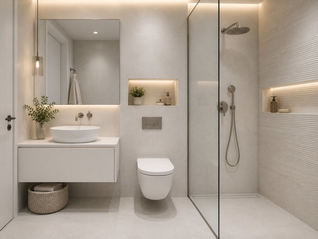 Mẫu nhà vệ sinh nhỏ gọn, hiện đại cho chung cư