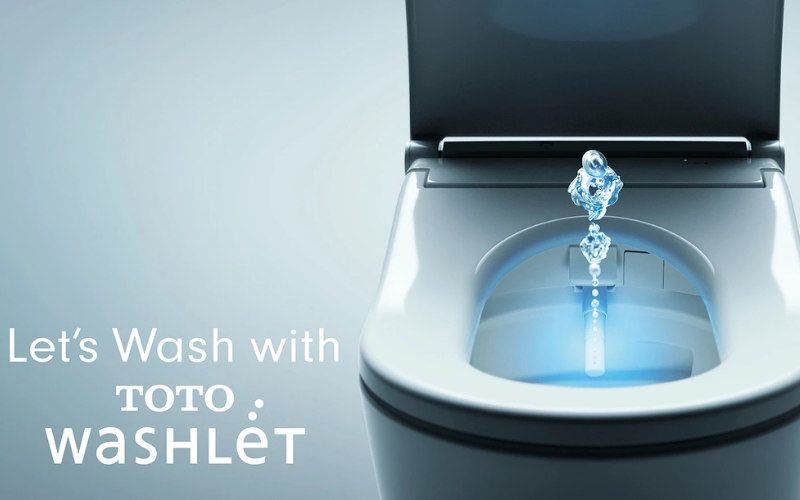 Phụ kiện nắp bồn cầu TOTO Washlet tích hợp chế độ rửa tự động, sưởi ấm và khử mùi
