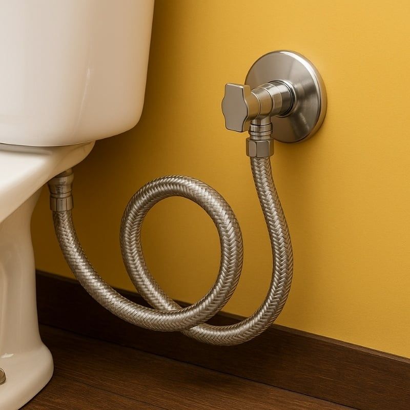 Dây cấp nước inox TOTO có khả năng chịu áp lực cao, chống gỉ sét hiệu quả