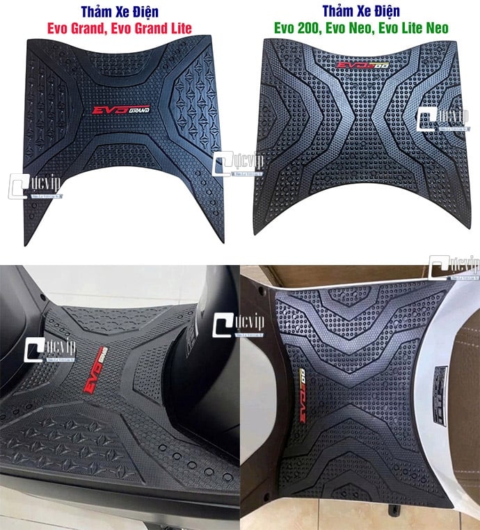 Thảm Xe Điện Evo 200, Evo Grand, Evo Lite, Evo Grand Lite, Thảm Lót Chân Dành Cho Tất Cả Các Dòng Xe Điện Evo MS6824