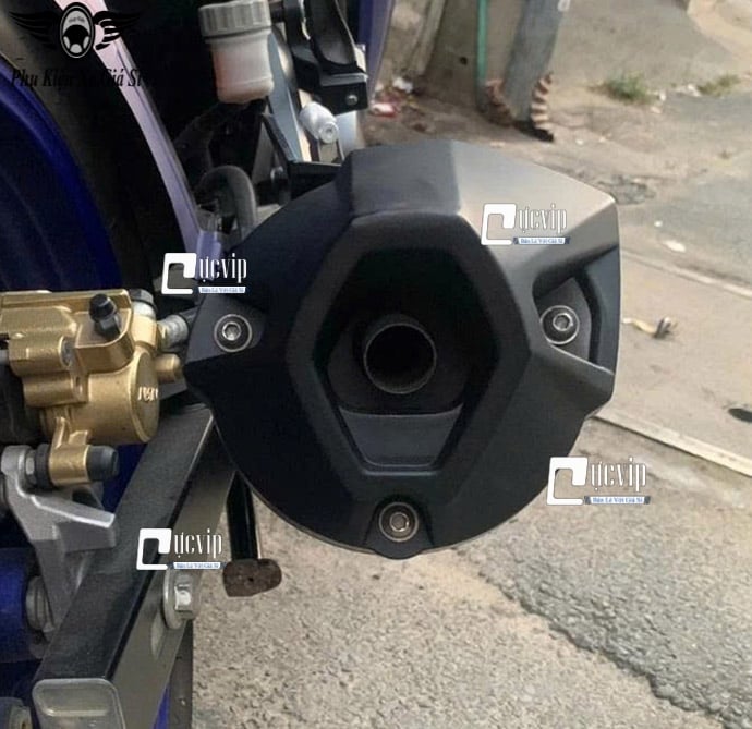 [Kiểu Thái] Ốp Che Pô + Đích Pô LC V6 Gắn Exciter 155 ( Đời 2021 - 2025) [Gắn Theo Xe, Không Cần Chế] MS6830