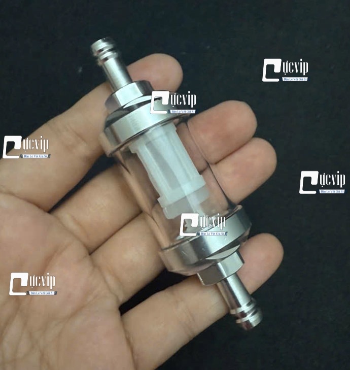 [Size Lớn] Lọc Xăng Thủy Tinh Trong Suốt Gắn Future Wave Dream Sirius Jupiter Cub MS6760