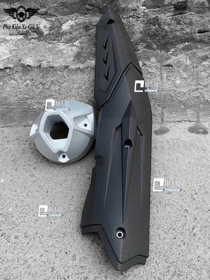 [Kiểu Thái] Ốp Che Pô + Đích Pô LC V6 Gắn Exciter 155 ( Đời 2021 - 2025) [Gắn Theo Xe, Không Cần Chế] MS6830