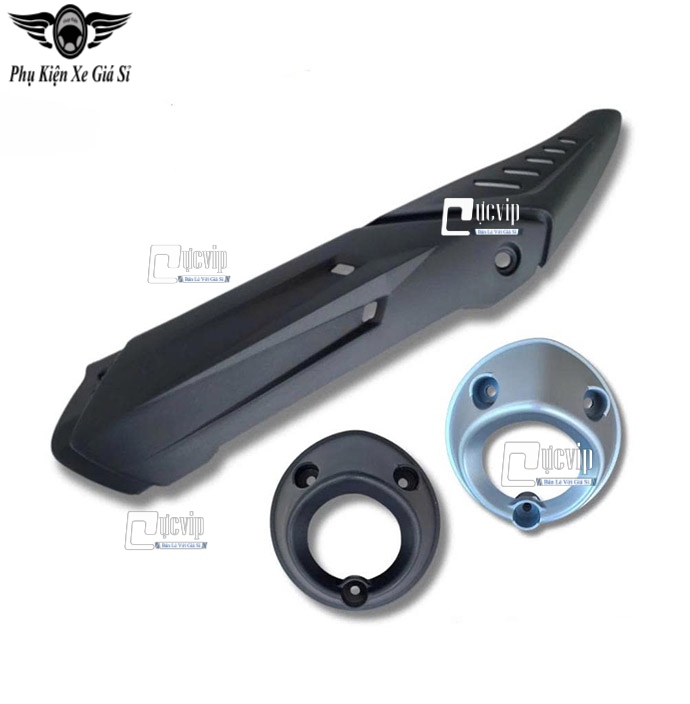 [Kiểu Thái] Ốp Che Pô (LC V6) + Đích Pô Exciter 150 (Đời 2015 - 2020) [Lắp Không Cần Chế] MS6829