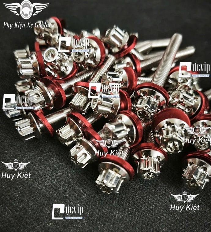 [Tặng FULL Lông Đền] [INOX 304] Full Bộ Ốc Lốc Máy Salaya D3 SH PCX Ex Win Raider Wa Dr Si Fu AB Vario Sonic Scoopy Vision Lead R15 MSX Jupiter Nouvo