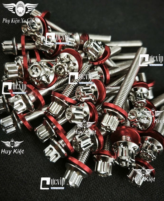 [Tặng FULL Lông Đền] [INOX 304] Full Bộ Ốc Lốc Máy Salaya D3 SH PCX Ex Win Raider Wa Dr Si Fu AB Vario Sonic Scoopy Vision Lead R15 MSX Jupiter Nouvo