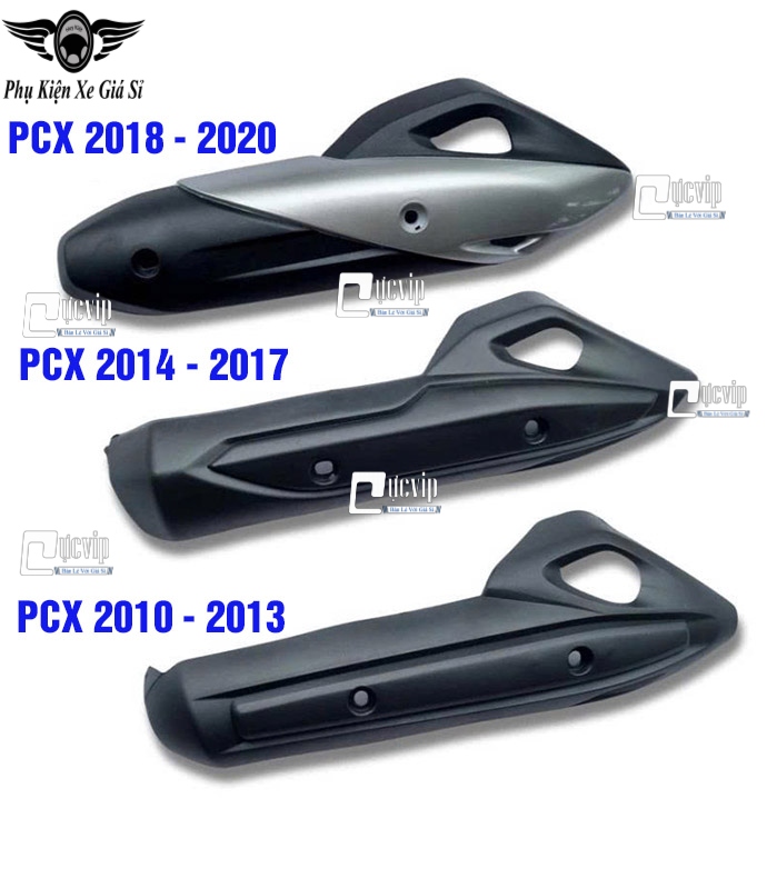 [Mẫu Theo Xe] Ốp Che Pô PCX 2010 - 2013, PCX 2014 - 2017, PCX 2018 - 2020, PCX 160cc MS6867