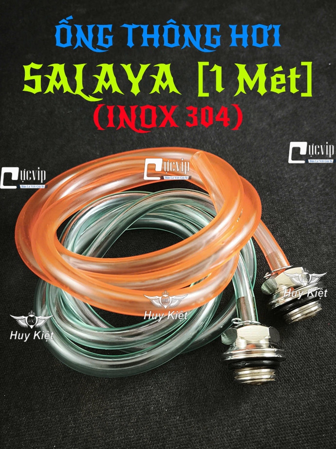 [SALAYA V10] [INOX 304] Dây Thông Hơi Gắn Nắp Nhớt [Trong Suốt 1M] Wave Dr Fu Win Jupiter AB Vision Ex Cub Sonic Luvias Sirius Mio PCX NVX Yaz R15 MS6769