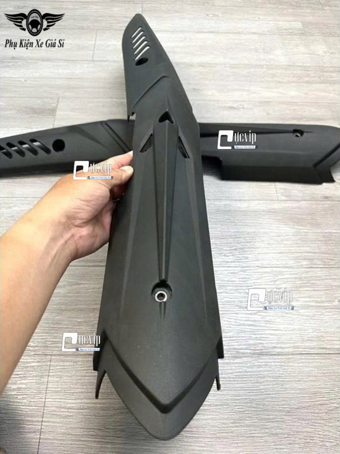 [Kiểu Thái] Ốp Che Pô (LC V6) + Đích Pô Exciter 150 (Đời 2015 - 2020) [Lắp Không Cần Chế] MS6829