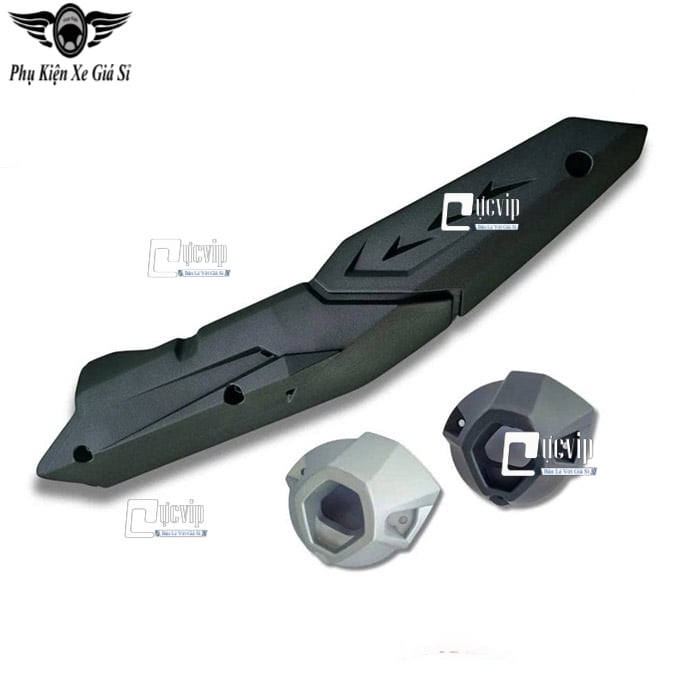 [Kiểu Thái] Ốp Che Pô + Đích Pô LC V6 Gắn Exciter 155 ( Đời 2021 - 2025) [Gắn Theo Xe, Không Cần Chế] MS6830