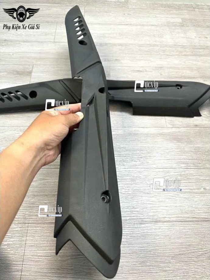 [Kiểu Thái] Ốp Che Pô (LC V6) + Đích Pô Exciter 150 (Đời 2015 - 2020) [Lắp Không Cần Chế] MS6829