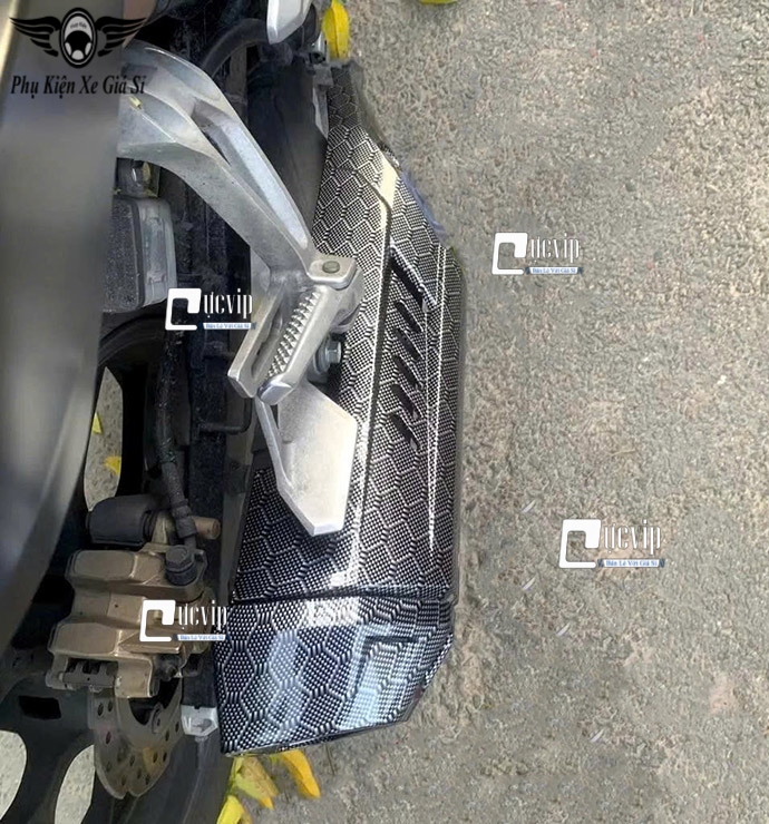 [Kiểu Thái] Ốp Che Pô + Đích Pô Winner X V2 V3 V4 V5 (Carbon) [Lắp Không Cần Chế] MS6831