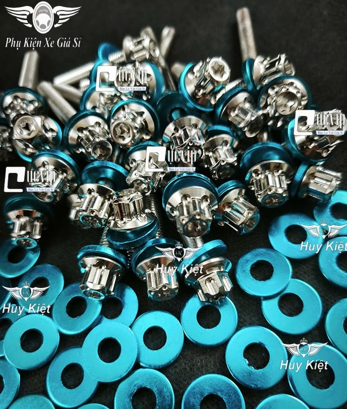 [Tặng FULL Lông Đền] [INOX 304] Full Bộ Ốc Lốc Máy Salaya D3 SH PCX Ex Win Raider Wa Dr Si Fu AB Vario Sonic Scoopy Vision Lead R15 MSX Jupiter Nouvo