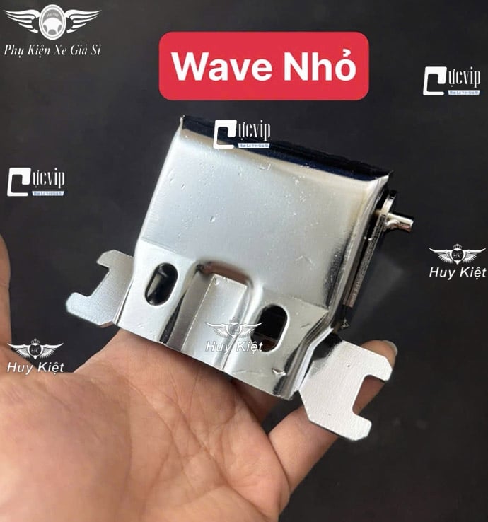 Pat Gắn Yên Trước [Bản Lề Yên] Xe Wave Nhỏ, Wave RS, Wave A 100, Wave A 110, Wave RSX 110, Wave Blade 110 2017 - 2026, Dream, Future Neo, Future Led, Xi Niken Sáng Bóng MS6934