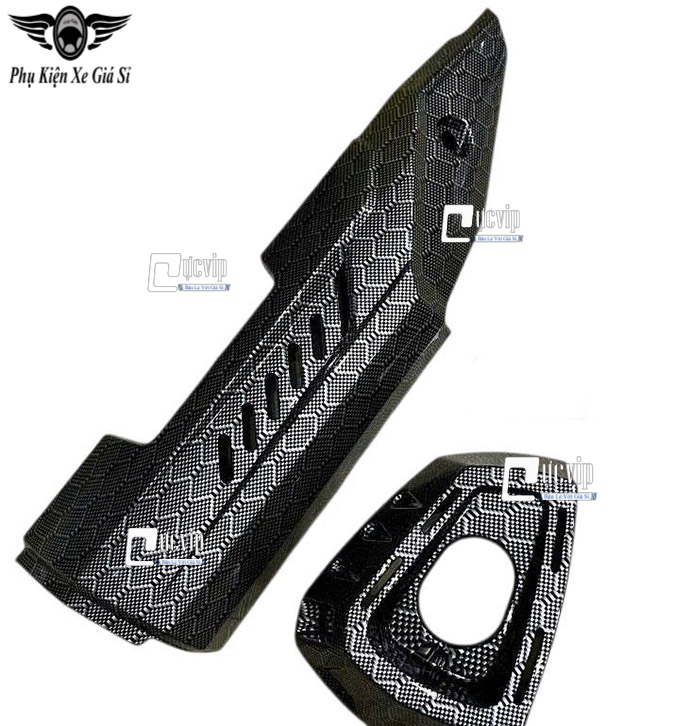 [Kiểu Thái] Ốp Che Pô + Đích Pô Winner X V2 V3 V4 V5 (Carbon) [Lắp Không Cần Chế] MS6831