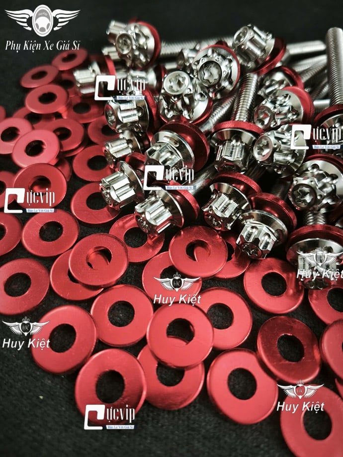 [Tặng FULL Lông Đền] [INOX 304] Full Bộ Ốc Lốc Máy Salaya D3 SH PCX Ex Win Raider Wa Dr Si Fu AB Vario Sonic Scoopy Vision Lead R15 MSX Jupiter Nouvo