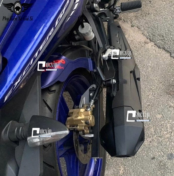 [Kiểu Thái] Ốp Che Pô + Đích Pô LC V6 Gắn Exciter 155 ( Đời 2021 - 2025) [Gắn Theo Xe, Không Cần Chế] MS6830