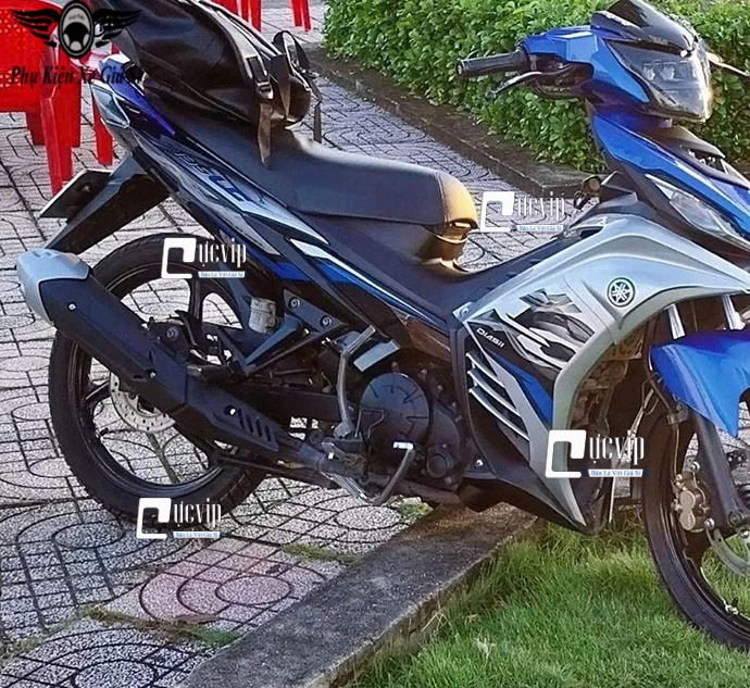 [Kiểu Thái] Ốp Che Pô + Đích Pô LC V6 Gắn Exciter 135 (5 Số) ( Đời 2015 - 2020) [Gắn Theo Xe, Không Cần Chế] MS6828