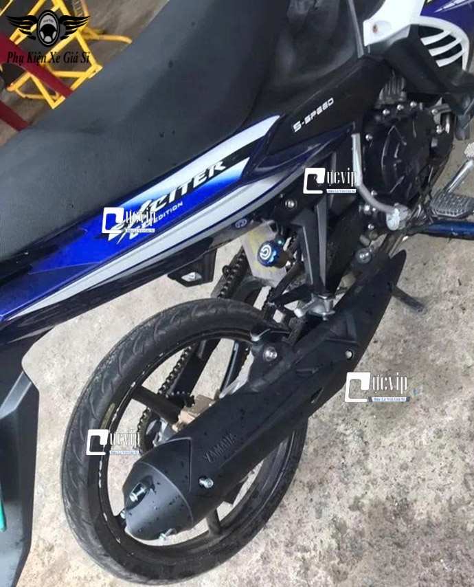 [Kiểu Thái] Ốp Che Pô + Đích Pô LC V6 Gắn Exciter 135 (5 Số) ( Đời 2015 - 2020) [Gắn Theo Xe, Không Cần Chế] MS6828