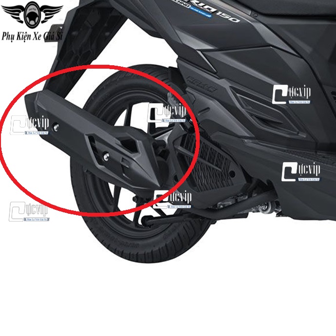 [Mẫu Theo Xe] Ốp Che Pô Vario 2015 - 2017 125cc 150cc MS6860