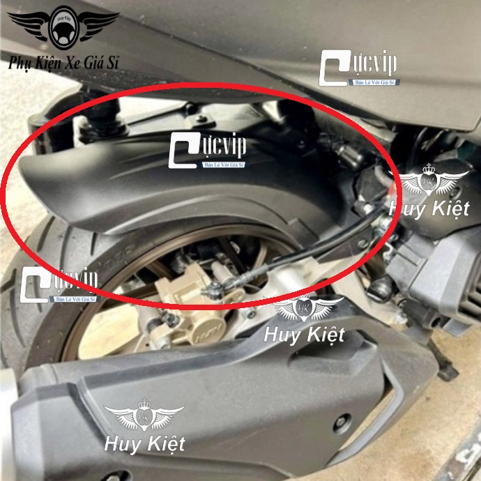 [Mẫu Mới] Dè Con Chắn Bùn Sau Cho Vario 2018 - 2025 125cc 150cc 160cc, PCX 2014 - 2017 Hãng Tonato MS6843