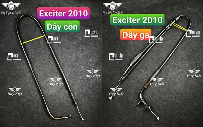 [Mẫu Theo Xe] Dây Ga + Dây Côn [Loại Tốt] Exciter 2010, Exciter 135, Exciter 150 (2006 - 2020) MS6779