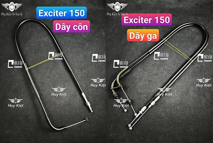 [Mẫu Theo Xe] Dây Ga + Dây Côn [Loại Tốt] Exciter 2010, Exciter 135, Exciter 150 (2006 - 2020) MS6779