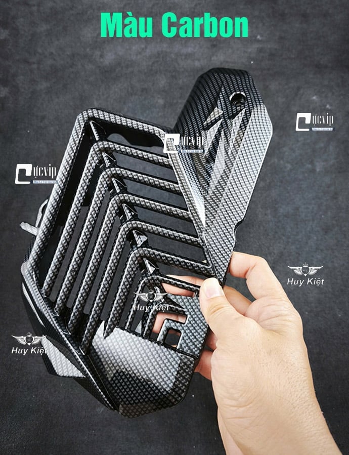 Ốp Quạt Gió AirBlade AB 2023 - 2025 160cc, 125cc, Vario 160cc, PCX 160cc, Lead 2022 - 2025, SH Mode 2020 - 2025 Xi Mạ Crom, Carbon MS6814