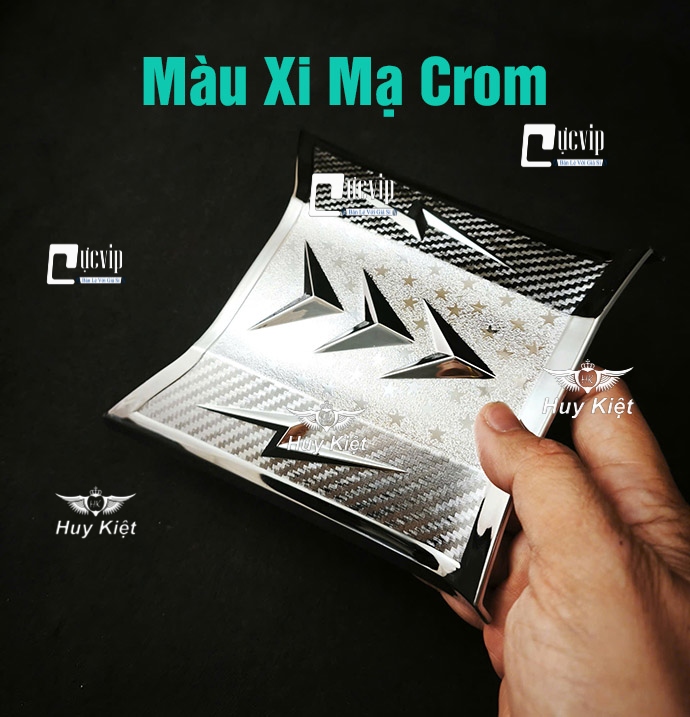 Ốp Nắp Xăng AirBlade AB 2020 - 2025 160cc, 150cc, 125cc Xi Mạ Crom, Carbon MS6812