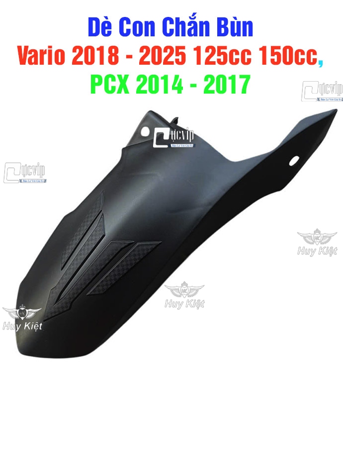 Dè Con Chắn Bùn Sau Cho Vario 2018 - 2025, Vario 160, Vision 2009 - 2025, Nouvo 4 LX, Nouvo 5, PCX 2014 - 2017 MS6839