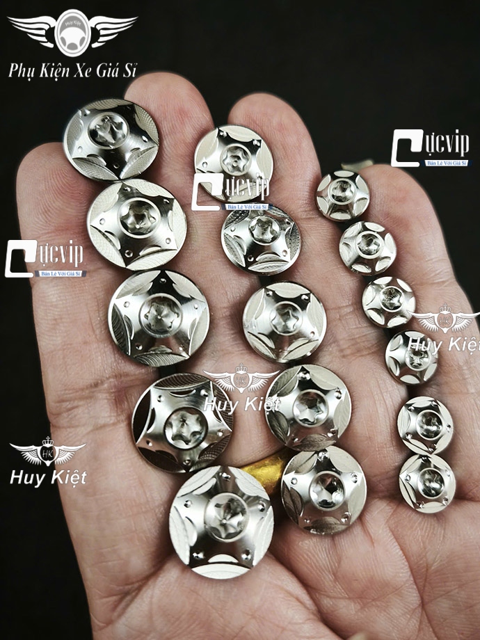 [ Giá Sỉ ] Ốc Dàn Áo 4Li 5Li 6Li Salaya [Sao Nhọn] Inox 304 (Giá 1 Ốc) MS6736 -