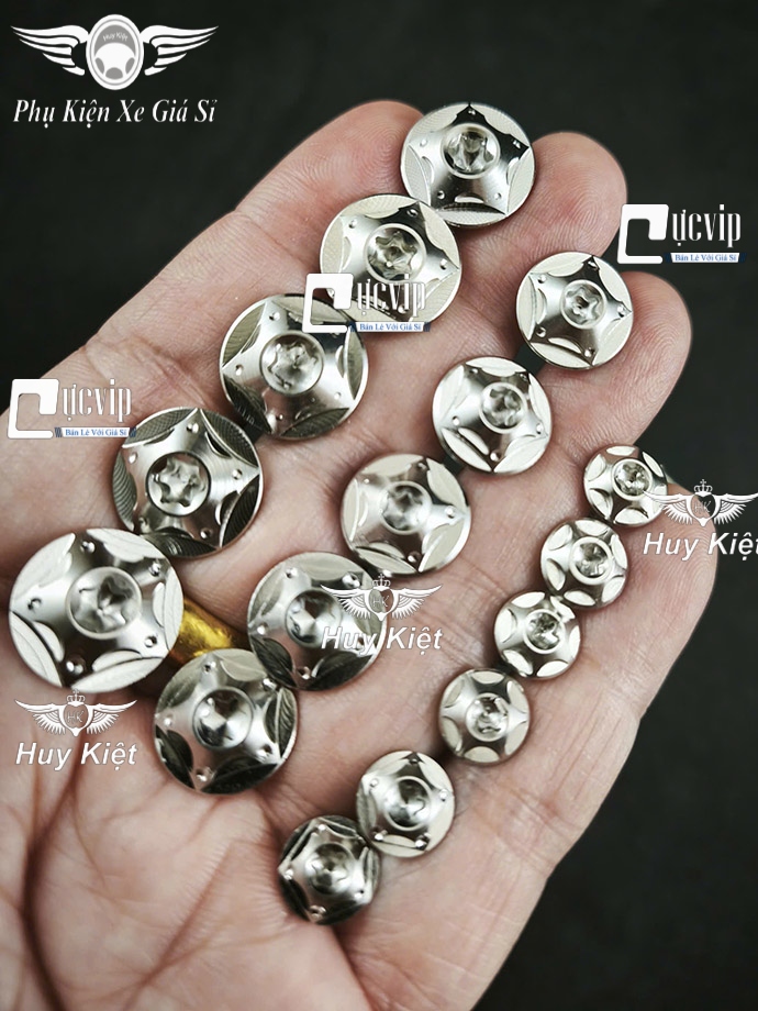 [ Giá Sỉ ] Ốc Dàn Áo 4Li 5Li 6Li Salaya [Sao Nhọn] Inox 304 (Giá 1 Ốc) MS6736 -