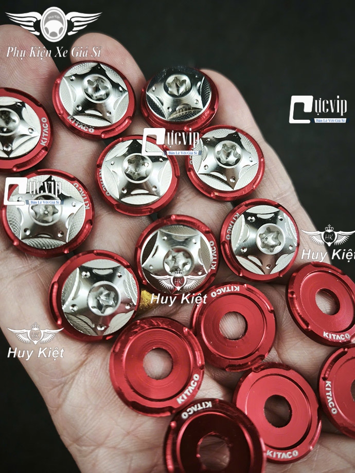 [Tặng LĐ KITACO ĐỎ] Ốc Dàn Áo Salaya Mẫu Sao Nhọn (Inox 304) 5Li15 Xoắn, 5Li15 Nhuyễn, 6Li10, 6Li15, 6Li20 MS6737